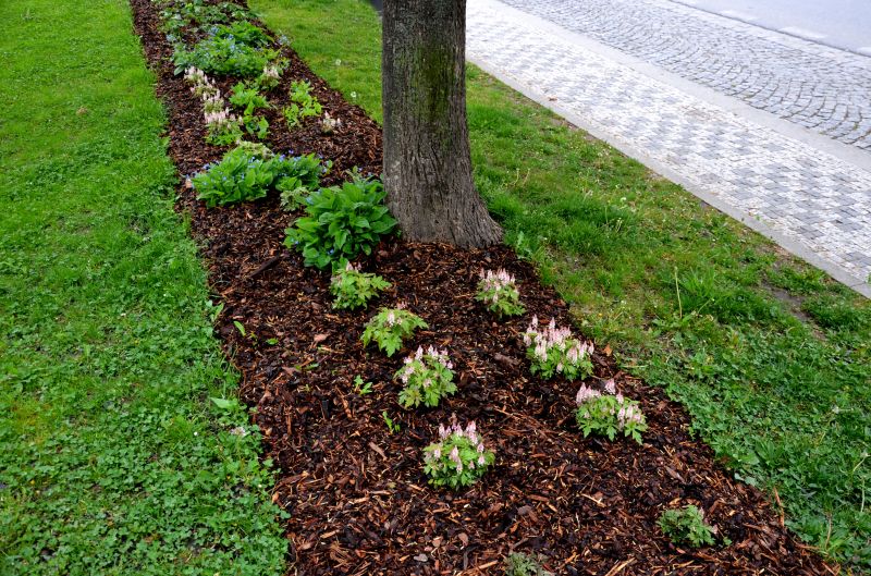 Brown Mulch Installation in Honolulu, HI