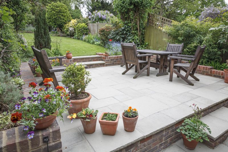 Landscaped Paver Area